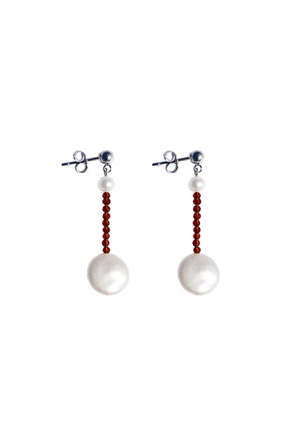 Carnelian India Earrings - The Courthouse Collection