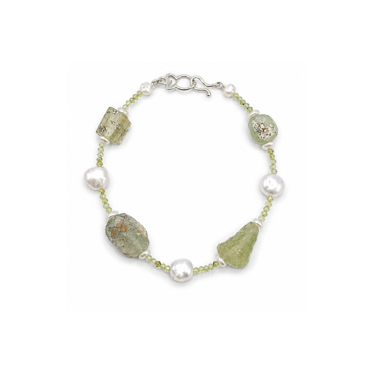  Ceres Regina Pearl Bracelet | Ancient Roman Glass | Australian Designer Pearl Jewellery