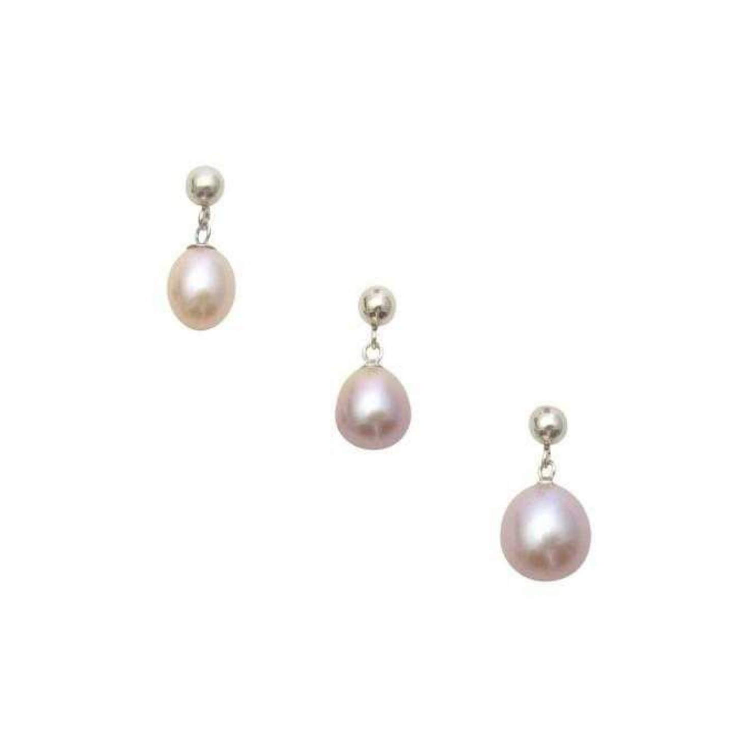 Earrings Pink Pearl Ball Stud | Australian Designer Pearl Jewellery