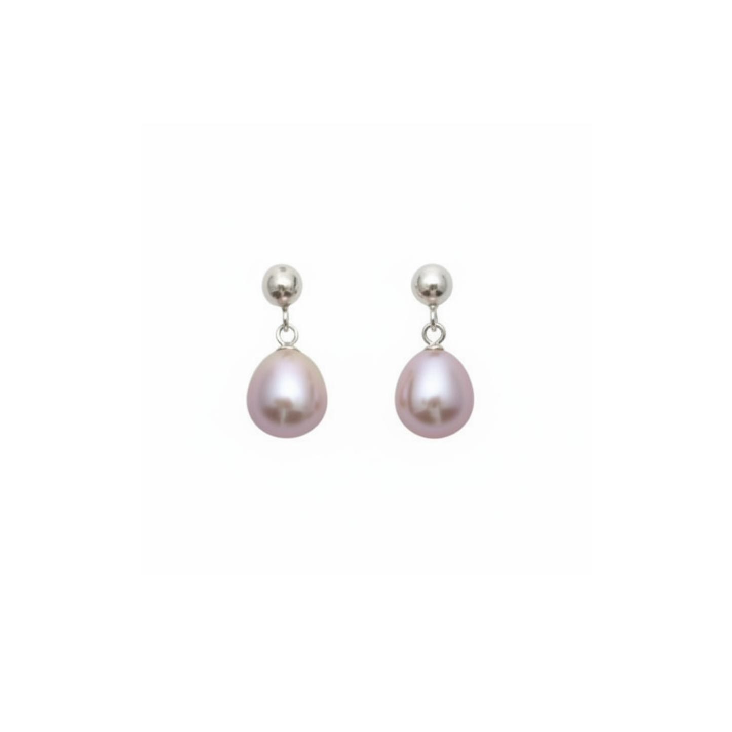 Earrings Pink Pearl Ball Stud | Australian Designer Pearl Jewellery