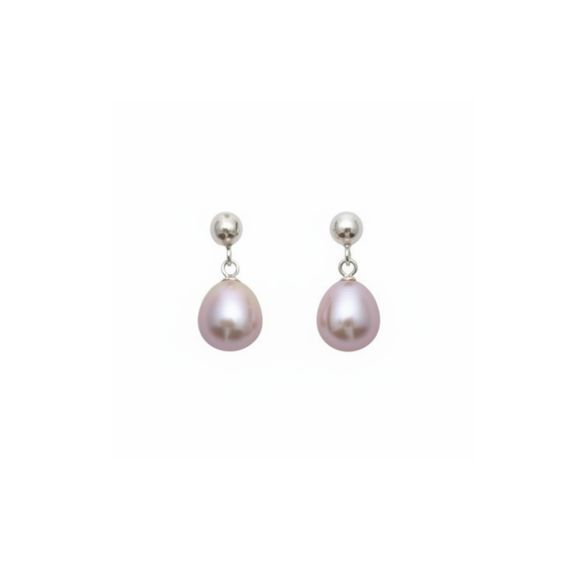 Earrings Pink Pearl Ball Stud | Australian Designer Pearl Jewellery