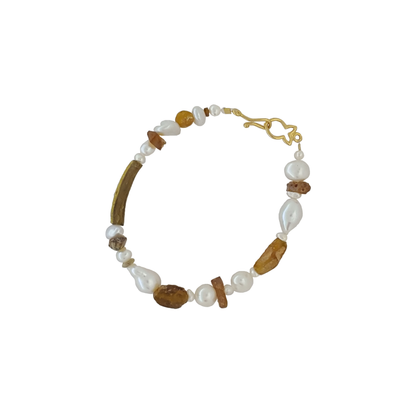 Empress Regina’s Wrist Bracelet | Ancient Roman Glass Necklace | Australian Designer Pearl Jewellery