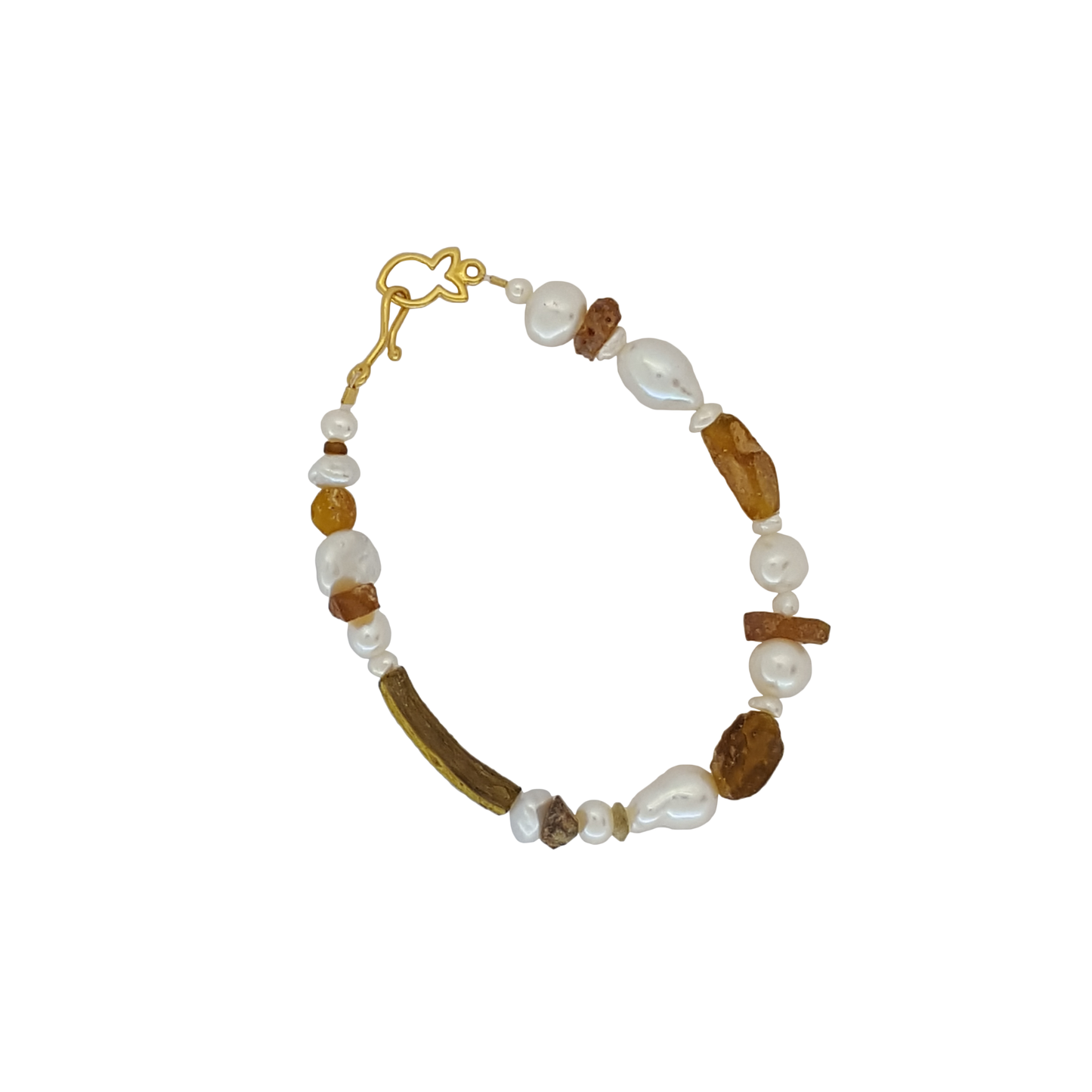 Empress Regina’s Wrist Bracelet | Ancient Roman Glass Necklace | Australian Designer Pearl Jewellery
