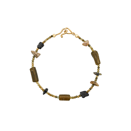 Feronia Glass Bracelet | Ancient Roman Glass | Australian Designer Pearl Jewellery