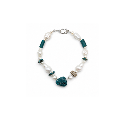 Fortuna's Charm Bracelet | Ancient Roman Glass | Australian Designer Pearl Jewellery