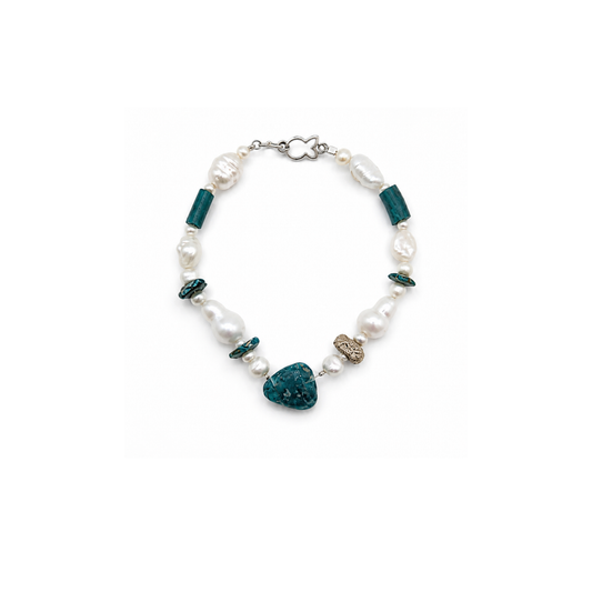 Fortuna's Charm Bracelet | Ancient Roman Glass | Australian Designer Pearl Jewellery