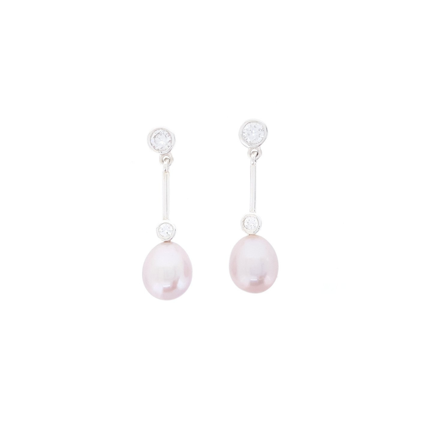 Freshwater Pearl Earrings "After 8" | The Courthouse Collection | Australian Designer Pearl Jewellery