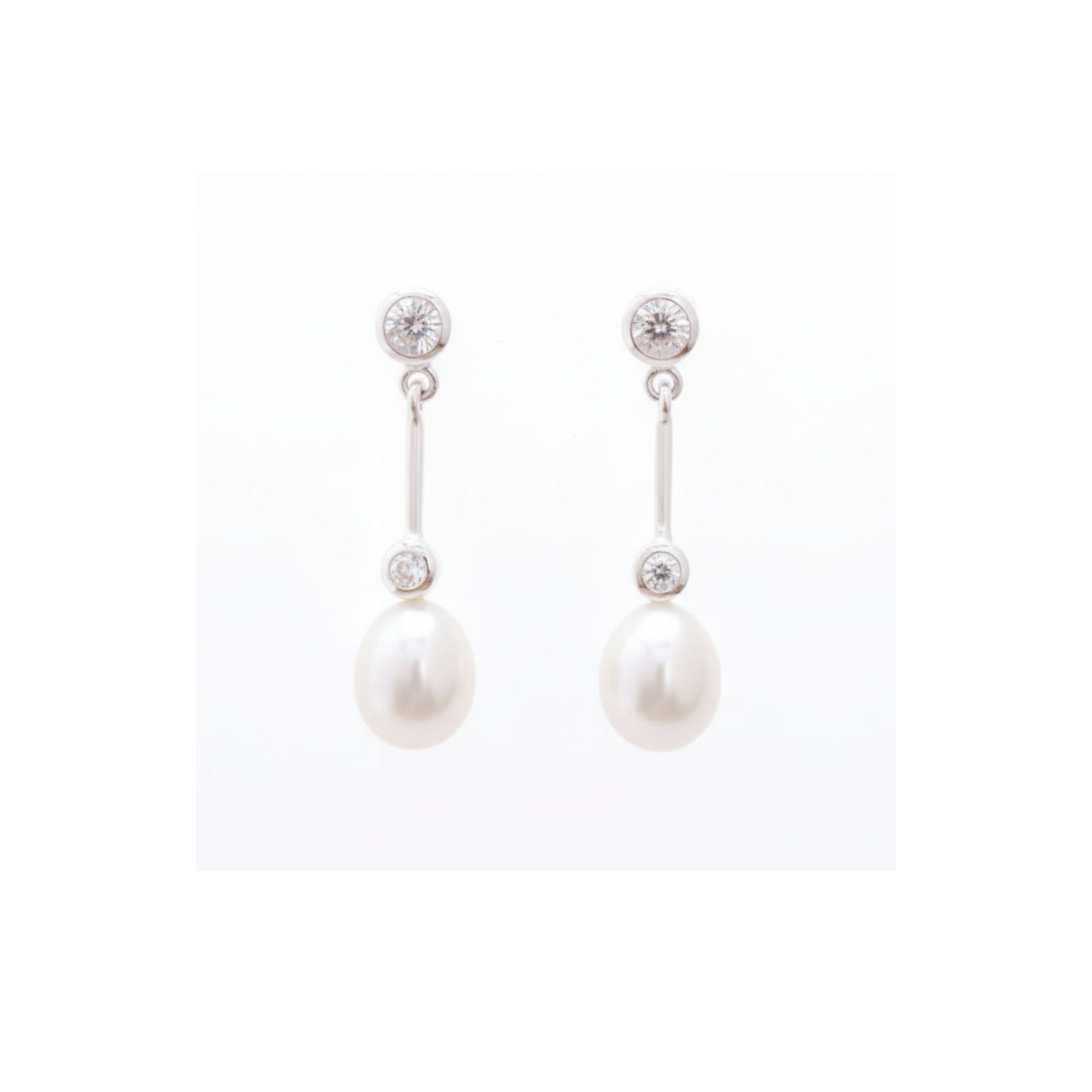 Freshwater Pearl Earrings "After 8" | The Courthouse Collection | Australian Designer Pearl Jewellery