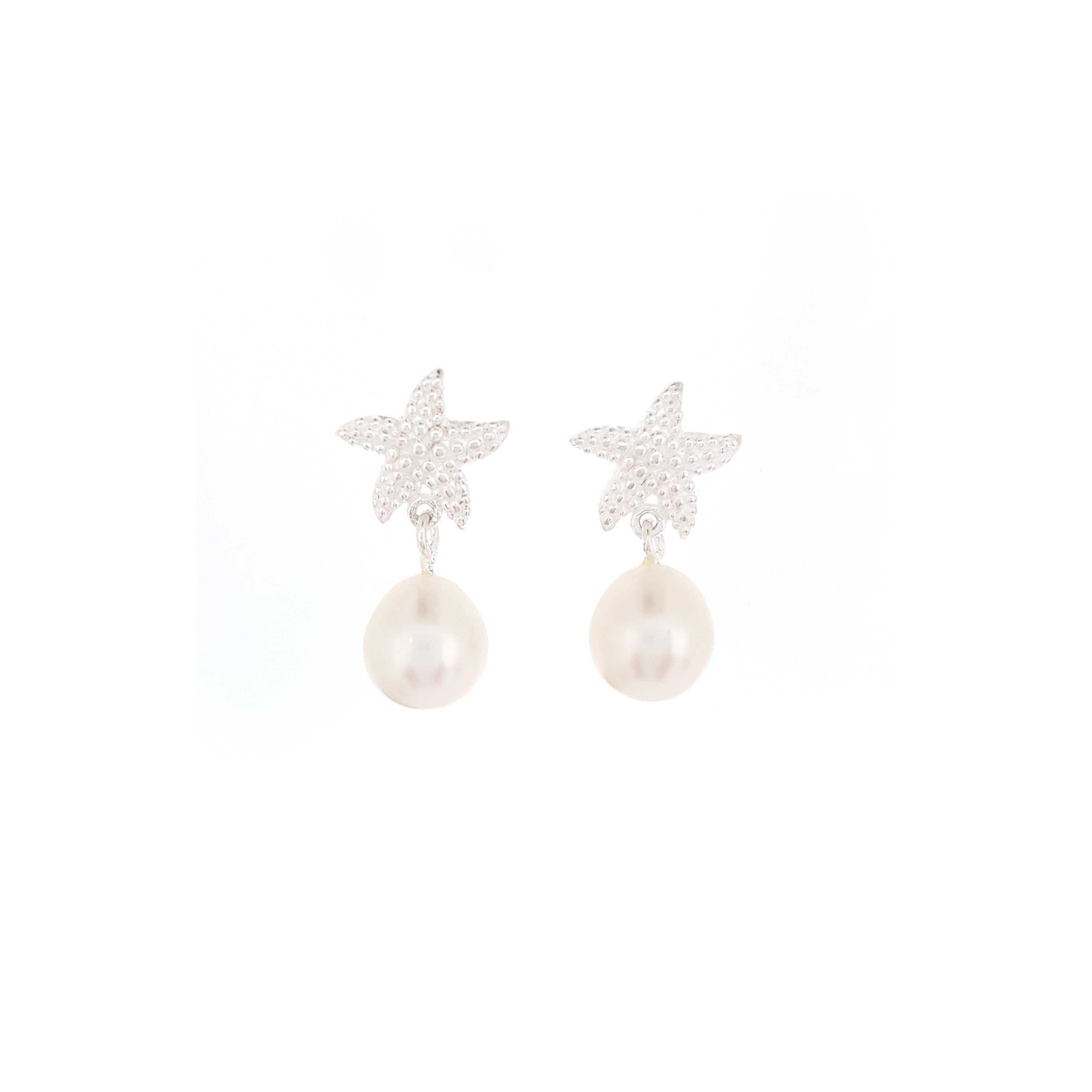 Gold Starfish Pearl Earrings | The Courthouse Collection | Australian Designer Pearl Jewellery