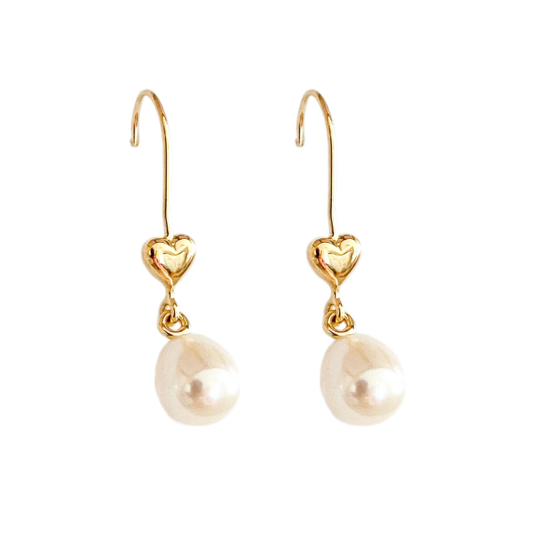 Bridal Pearl Drop Earrings