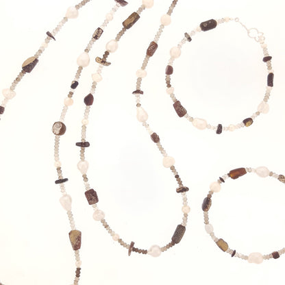 Roman Glass and Smokey Quartz | The Courthouse Collection