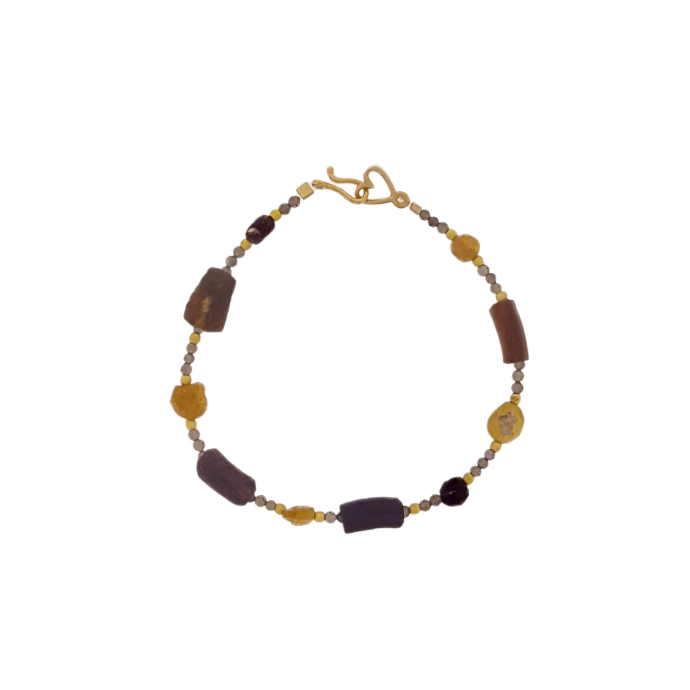 Handmade in Australia Bracelet gemstone Roman glass | The Courthouse Collection