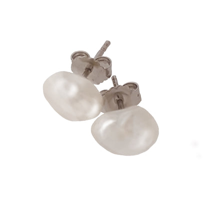 Keshi Pearl Stud | The Courthouse Collection