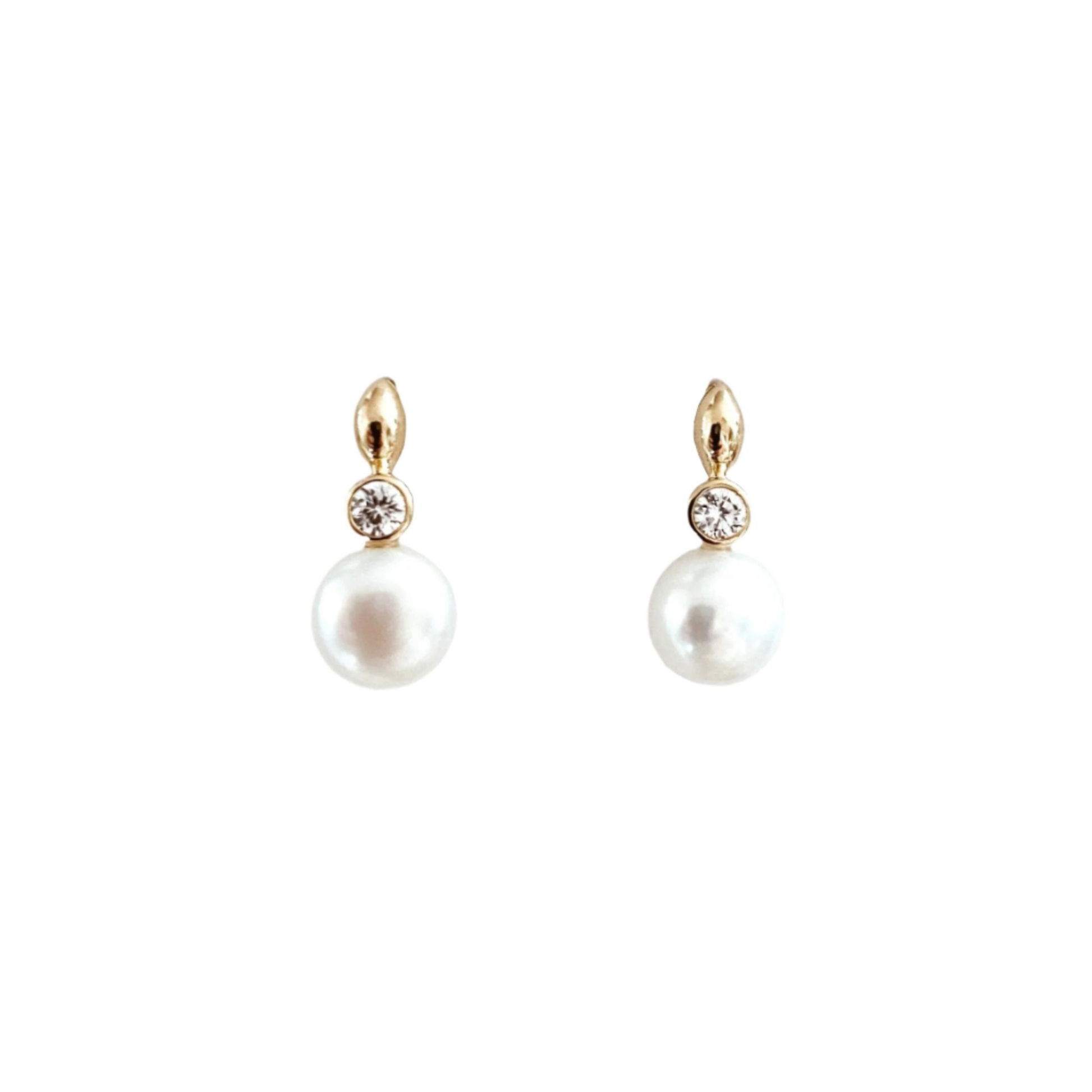 Sterling Silver Pearl Earrings  | Australian Designer Pearl Jewellery