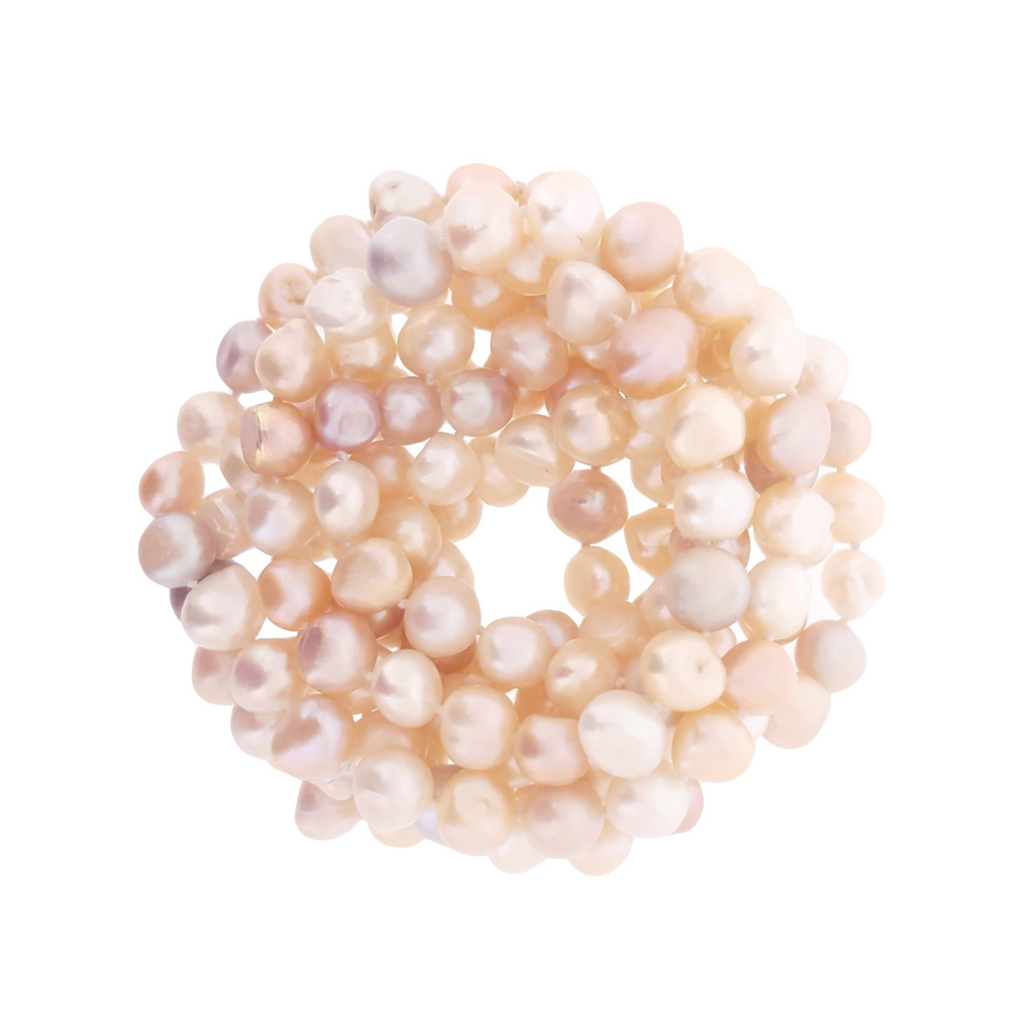 Pearl Necklace 'Longstrand' White Pink Black | The Courthouse Collection | Australian Designer Pearl Jewellery