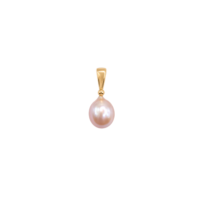 Silver Pearl Pendant Ball Bail
