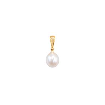 Silver Pearl Pendant Ball Bail