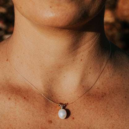 Gold Fishtail Pearl Pendant "Fishtail Gold" | The Courthouse Collection | Australian Designer Pearl Jewellery