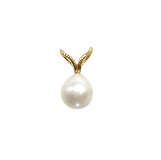 Pearl Pendant "Fishtail Gold"