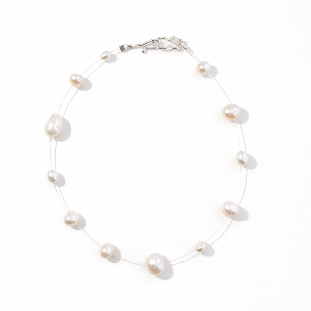 Pearl Anklet Hailey Special White