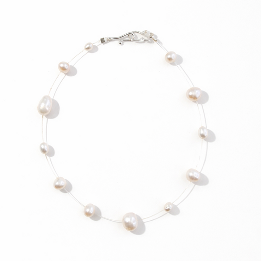 Pearl Anklet Hailey Special White