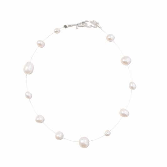 Pearl Anklet Hailey Special White | The Courthouse Collection | Australian Designer Pearl Jewellery
