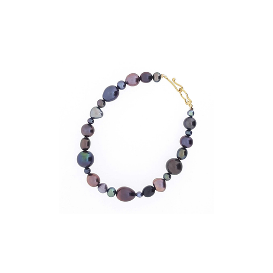 Pearl Bracelet 'Fullstrand' Peacock | The Courthouse Collection | Australian Designer Jewellery
