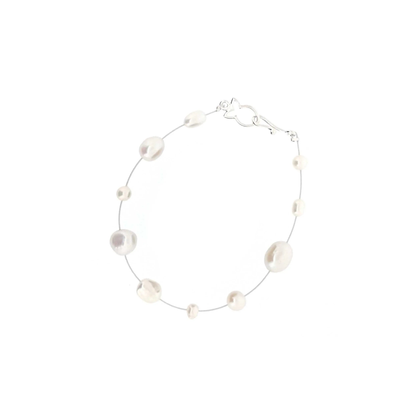 Pearl Bracelet 'Hailey Special' White | The Courthouse Collection  | Australian Designer Pearl Jewellery