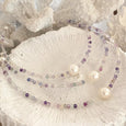 Pearl & Crystal Bracelet 'Brigitte' Fluorite | The Courthouse Collection