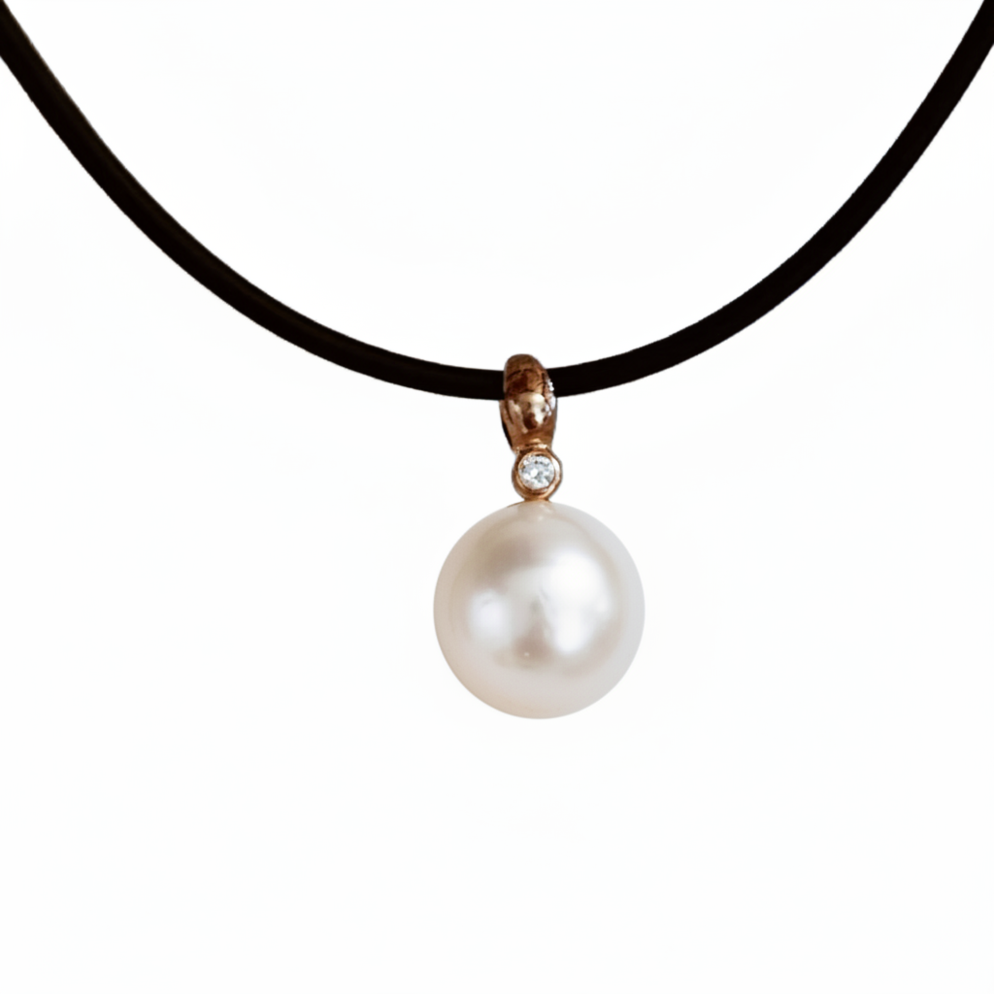 Pearl Diamond Pendant | Australian Designer Pearl Jewellery