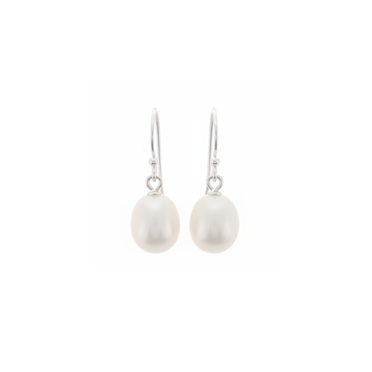Pearl Drop Earrings Hook | The Courthouse Collection | Australian Designer Pearl Jewellery