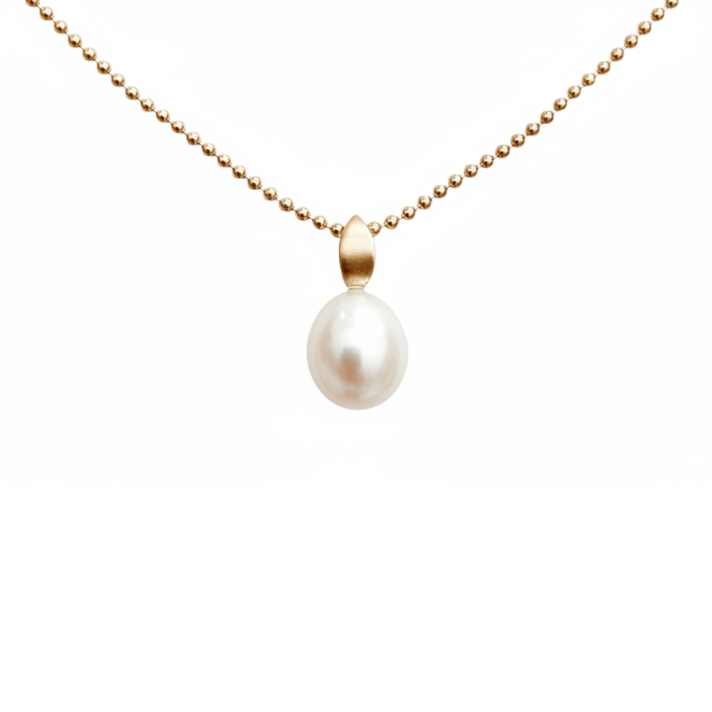 Pearl Pendant 'Leaf' | The Courthouse Collection | Australian Designer Pearl Jewellery