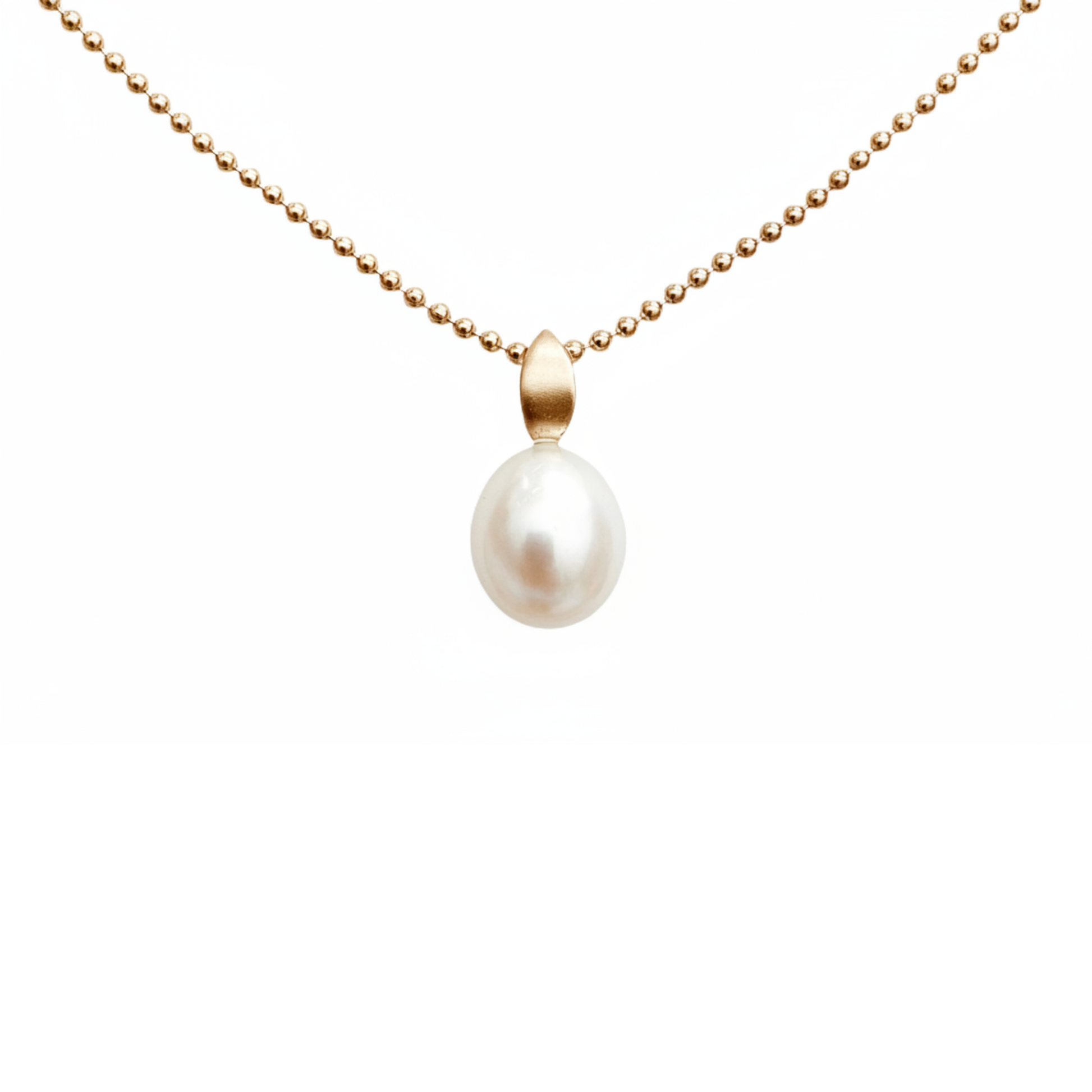 Pearl Pendant 'Leaf' | The Courthouse Collection | Australian Designer Pearl Jewellery