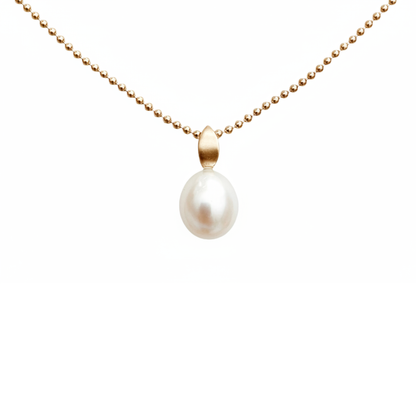 Pearl Pendant 'Leaf' | The Courthouse Collection | Australian Designer Pearl Jewellery