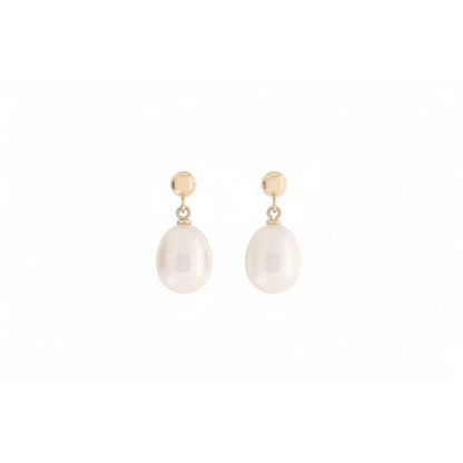 Pearl Earrings 9ct Gold Ballstuds | The Courthouse Collection | Australian Designer Pearl Jewellery