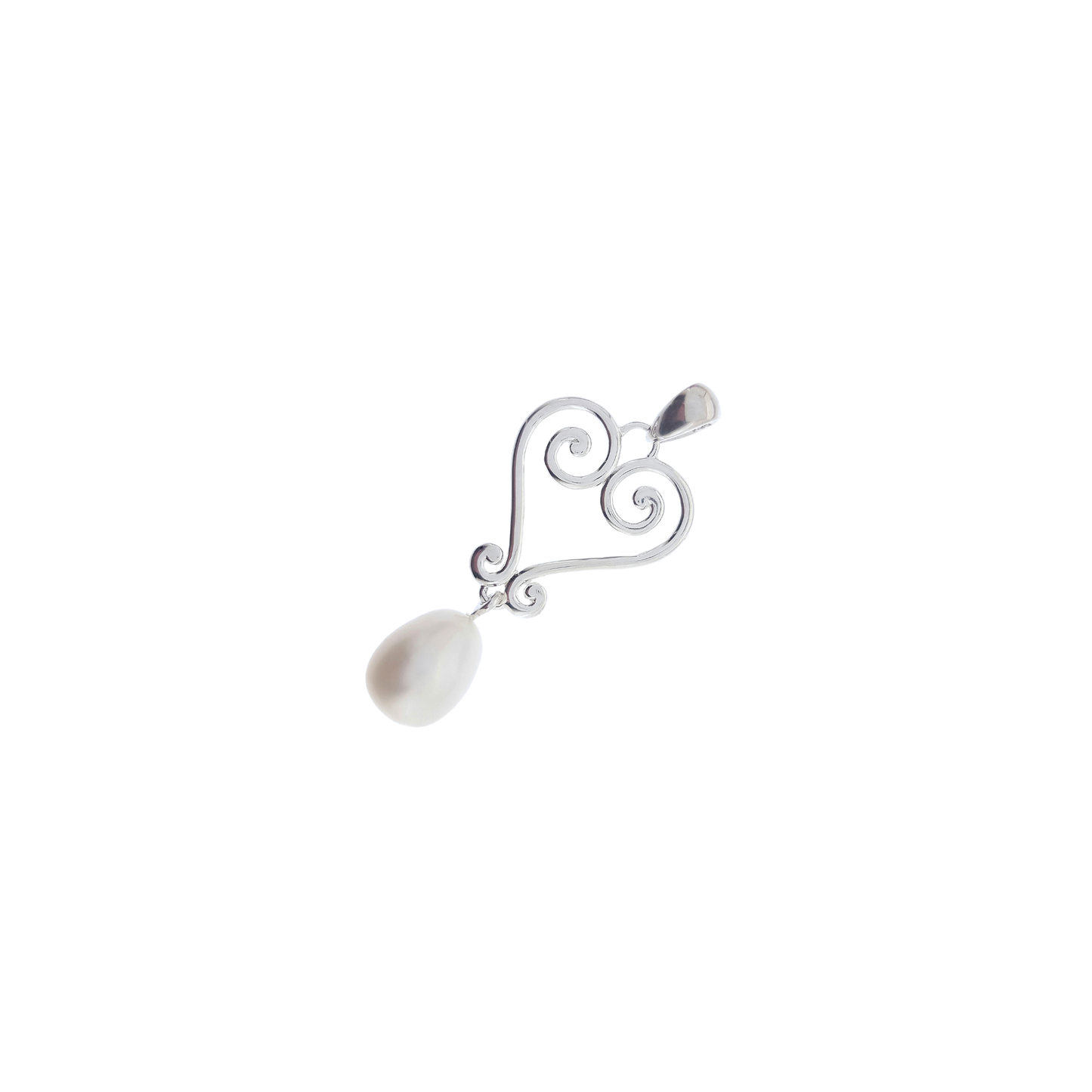 Pearl Pendant 'Romance Heart' | The Courthouse Collection | Australian Designer Pearl Jewellery