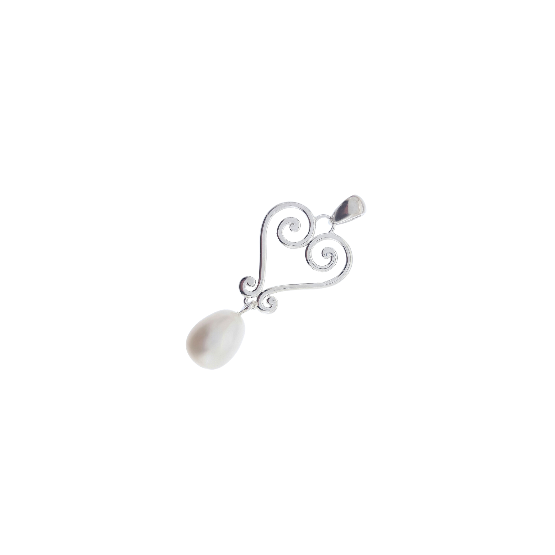 Pearl Pendant 'Romance Heart' | The Courthouse Collection | Australian Designer Pearl Jewellery