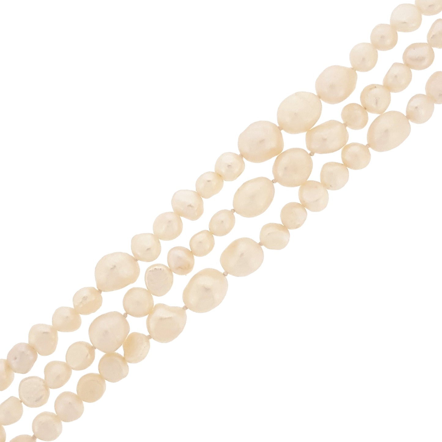 Pearl Necklace 'Longstrand' White Pink Black | The Courthouse Collection