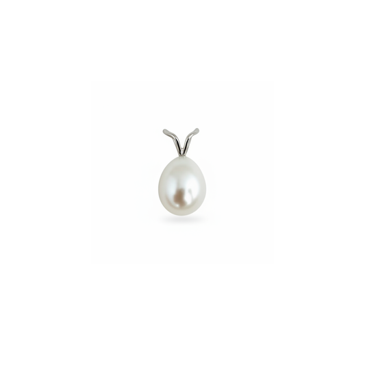 Pearl Pendant "Silver Fishtail" | The Courthouse Collection | Australian Designer Pearl Jewellery