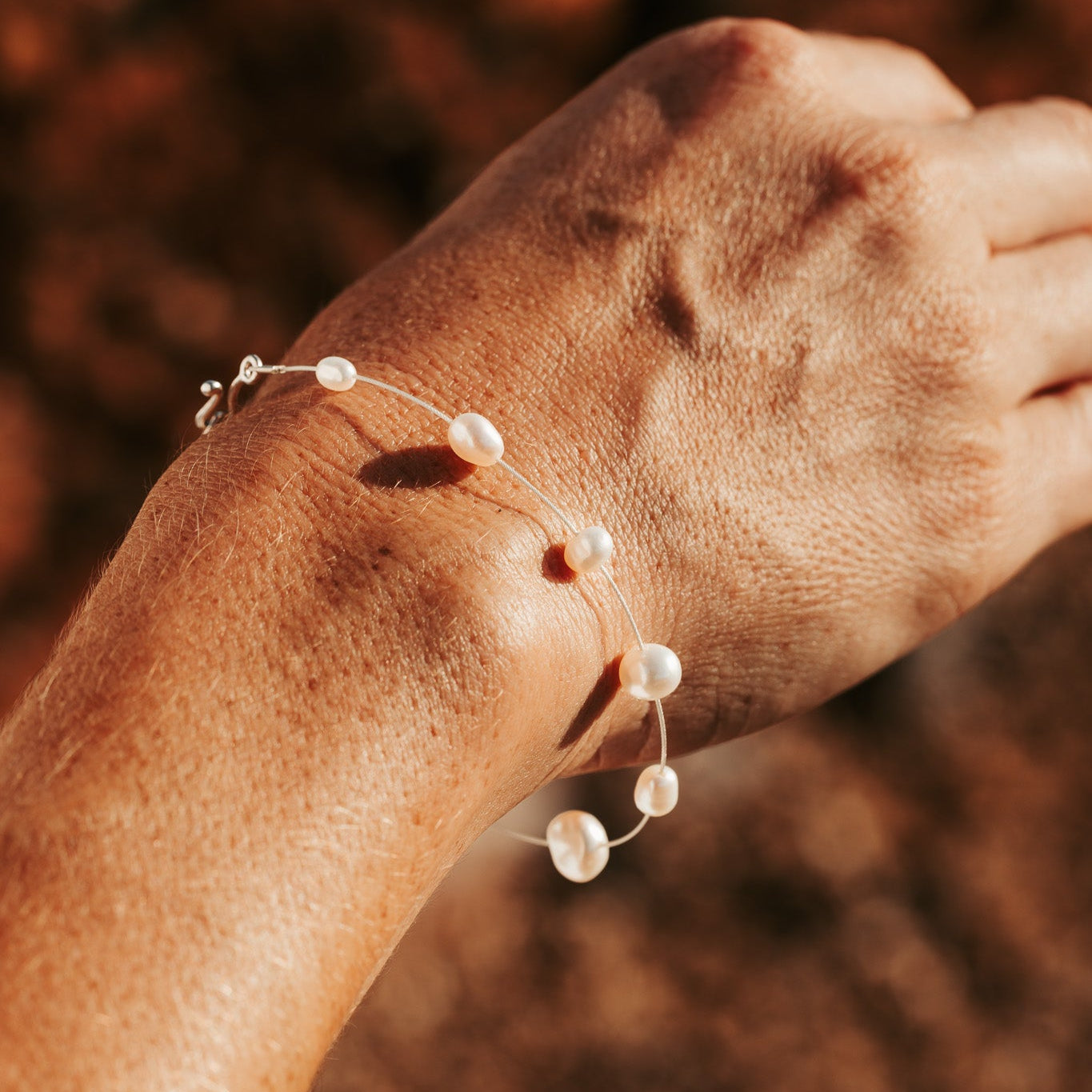 Pearl Bracelet 'White Hailey Special' - The Courthouse Collection