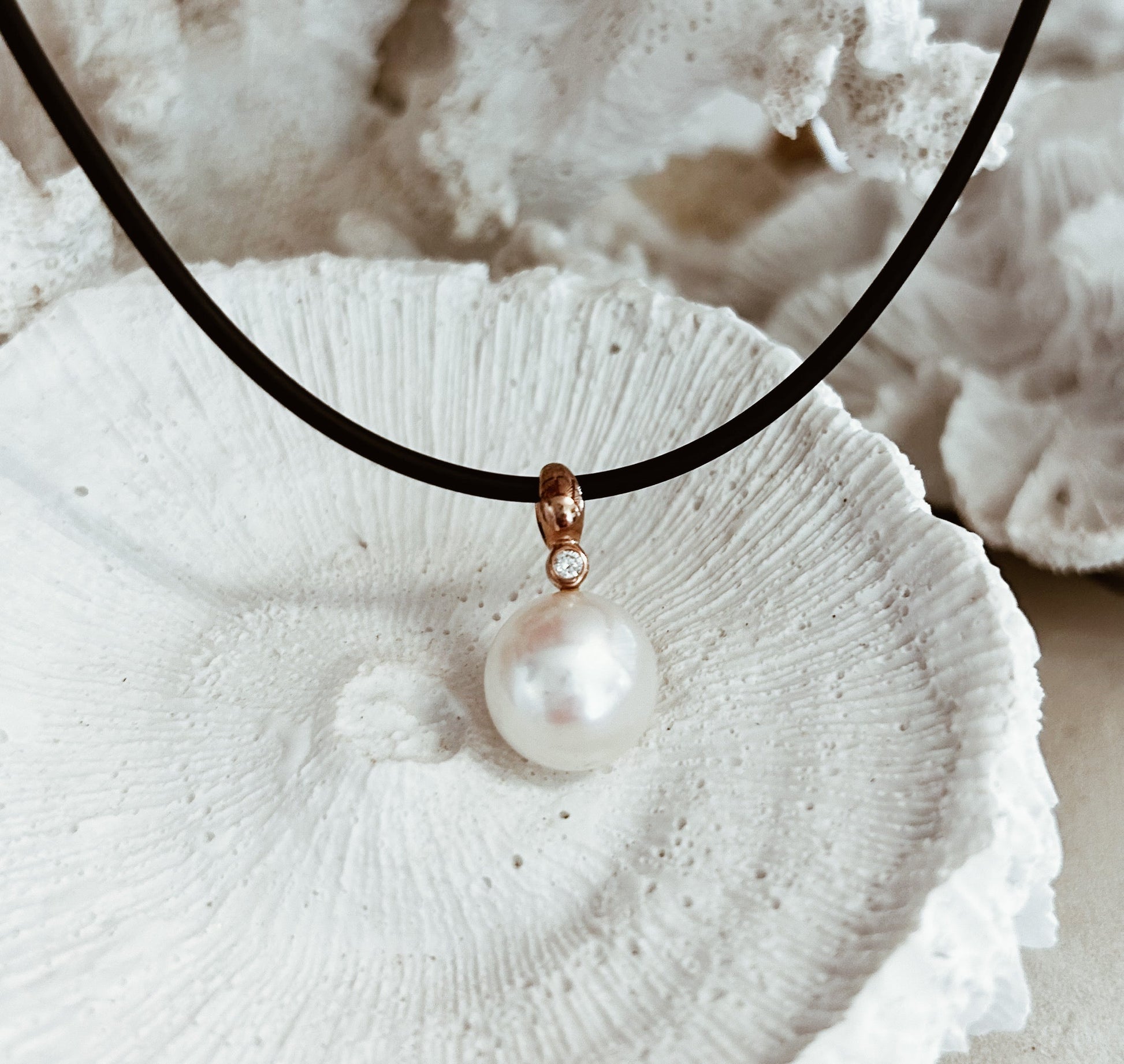 Pearl Diamond Pendant