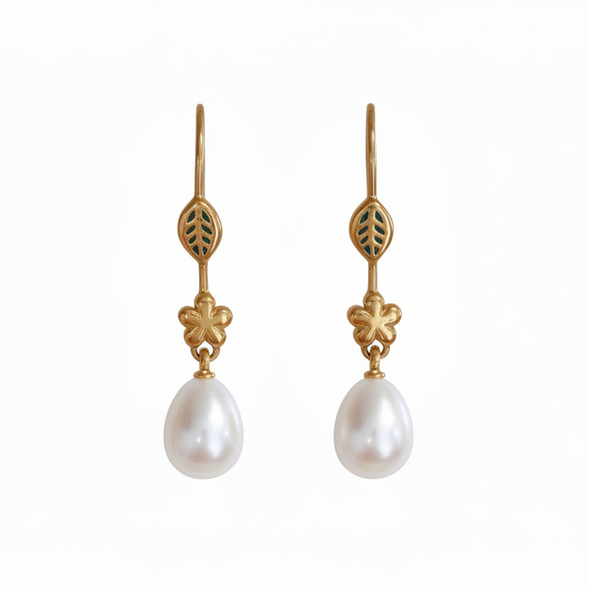 Pearl Earrings 'Spring' | The Courthouse Collection | Australian Designer Jewellery