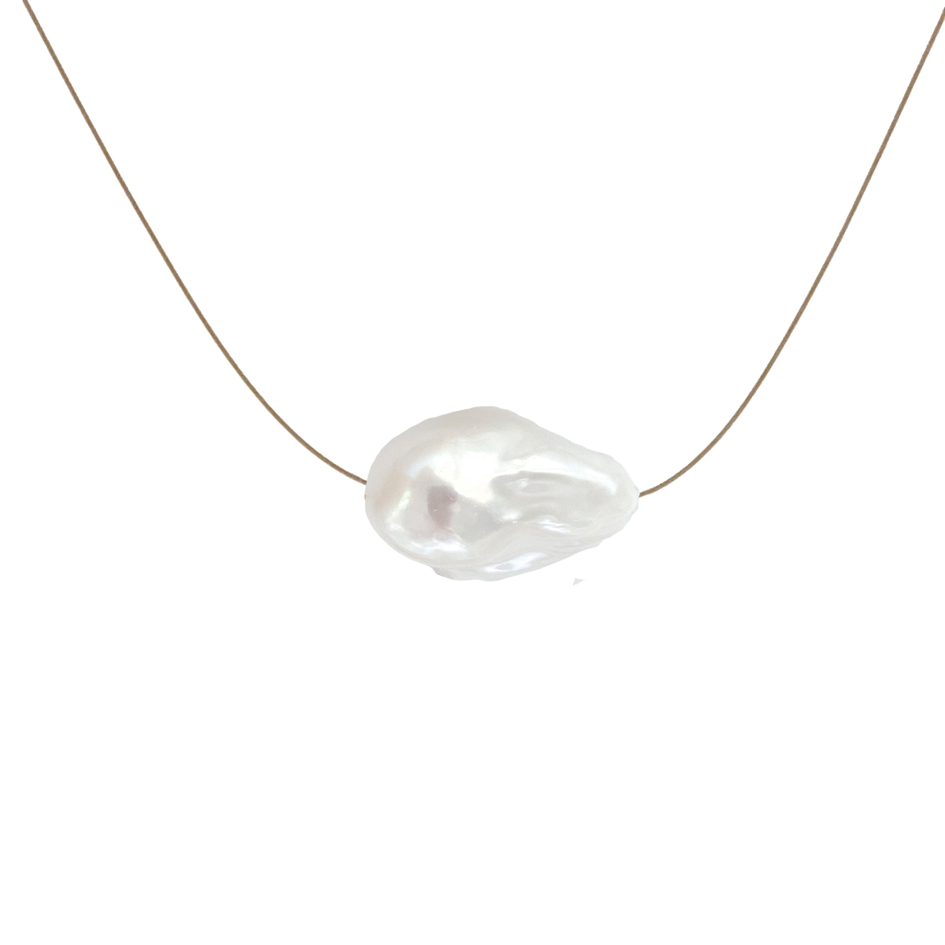 Pearl Necklace 'Single Baroque' - The Courthouse Collection