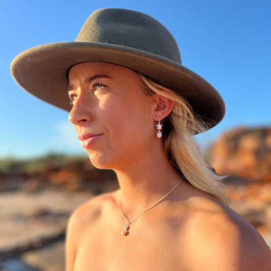 Starfish Pendant Silver | The Courthouse Collection | Australian Designer Pearl Jewellery