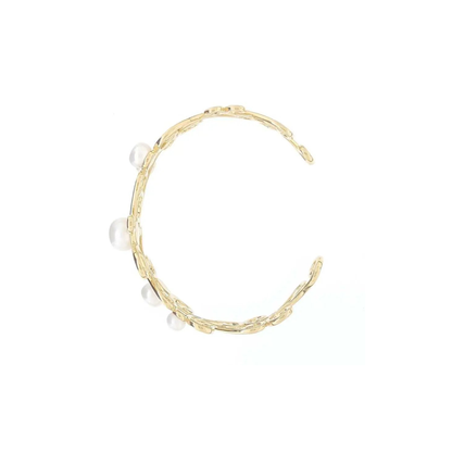 Pearl and Gold Bangles "Renaissance" | The Courthouse Collection  | Australian Designer Pearl Jewellery