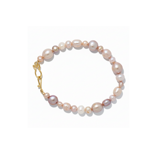 Pearl Bracelet 'Fullstrand' Pink | The Courthouse Collection | Australian Designer Pearl Jewellery