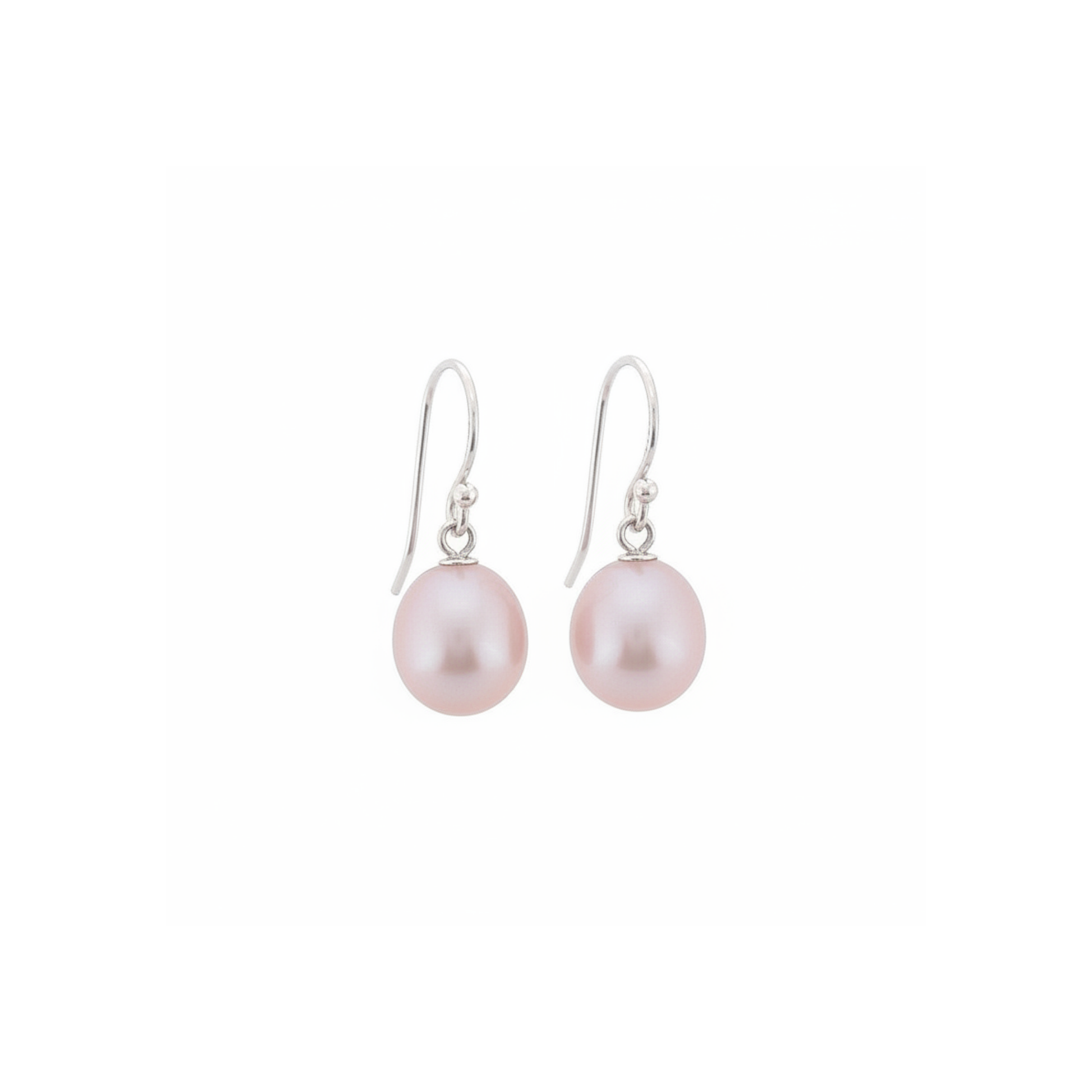 Pink Pearl Drop Earrings Hook | The Courthouse Collection | Australian Designer Pearl Jewellery