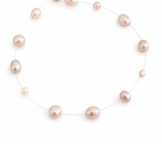 Pearl Necklace ‘Hailey Special Pink | The Courthouse Collection | Australian Designer Pearl Jewellery