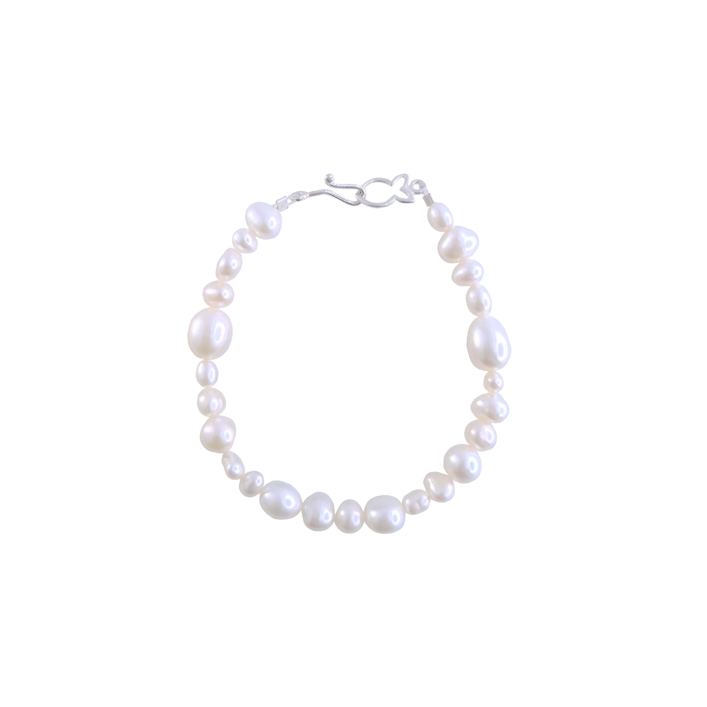 Real Pearl Bracelet "Fullstrand" White | The Courthouse Collection  | Australian Designer Pearl Jewellery