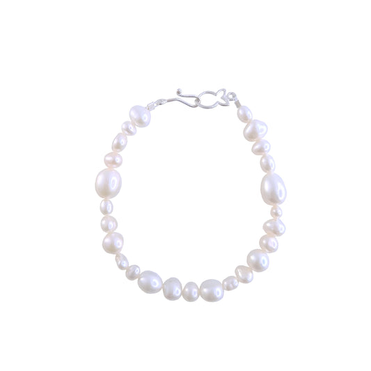 Real Pearl Bracelet "Fullstrand" White